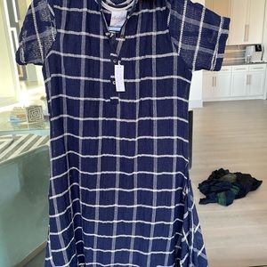 NWT Anthropologie navy Dolan dress xs